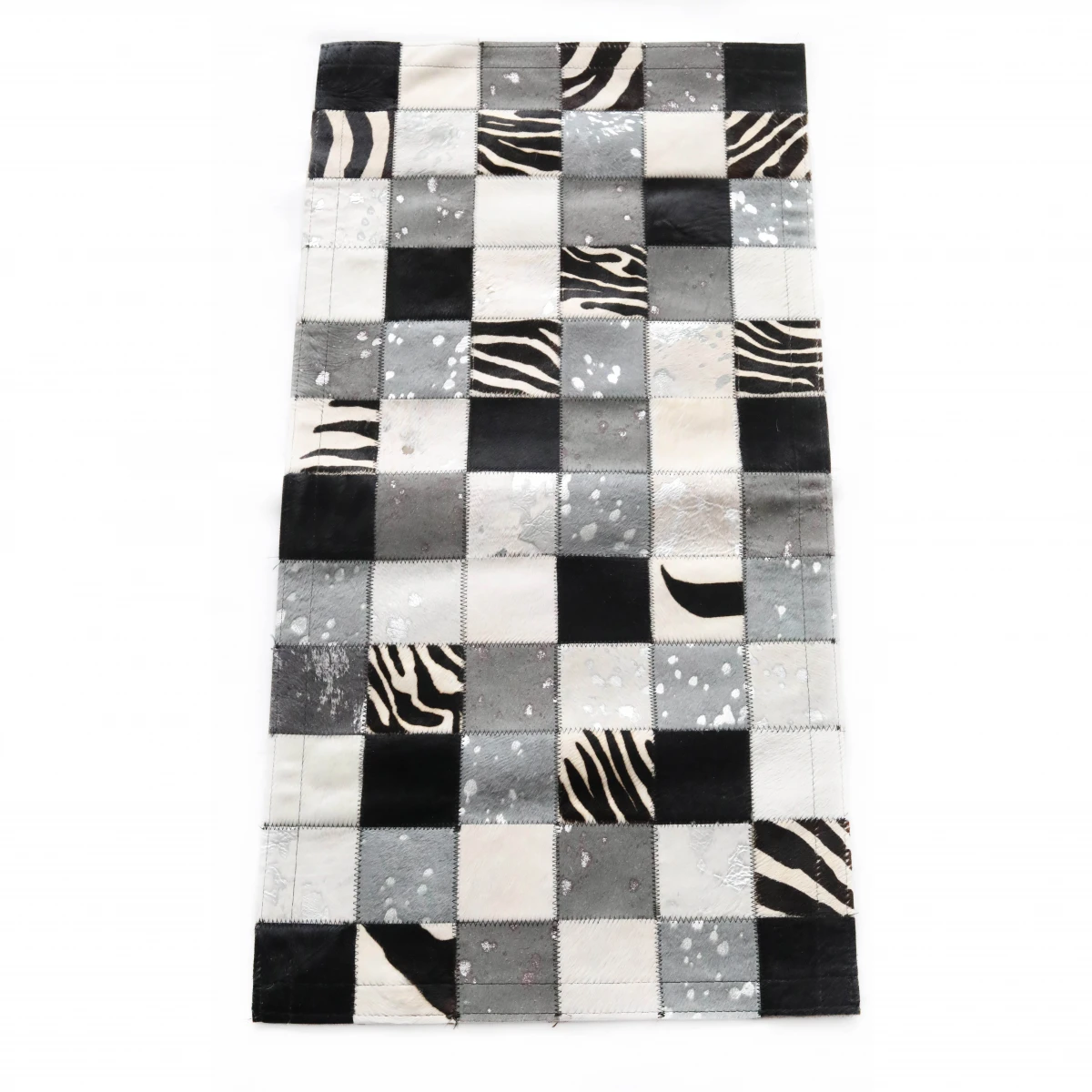 Tapis Patchwork Black and White