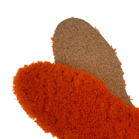 Maison Thuret - Semelle orange en peau de mouton naturelle et dessous en liège